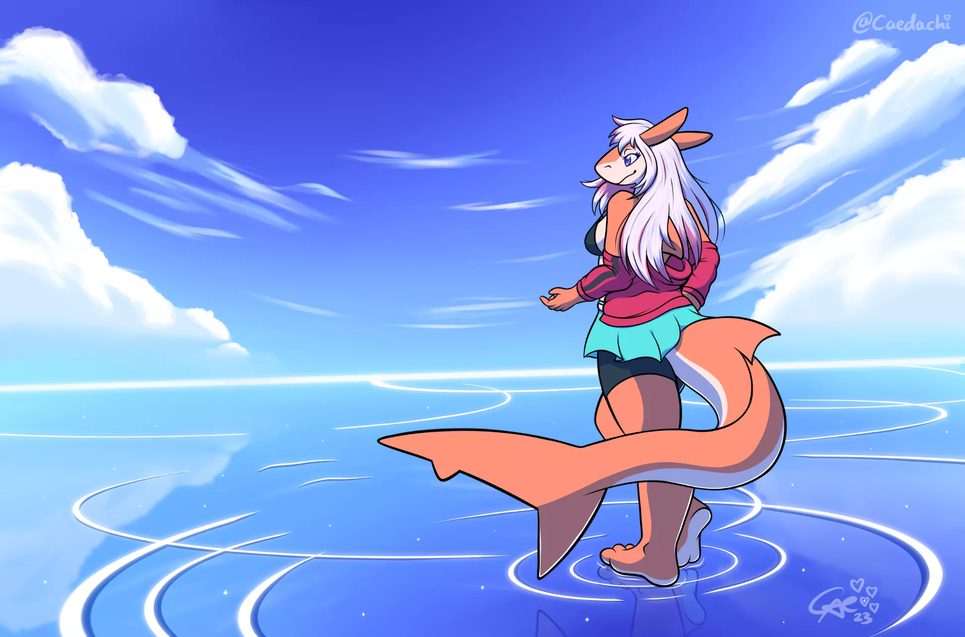 Glass Ocean 🦈 (art by me @Caedachi)