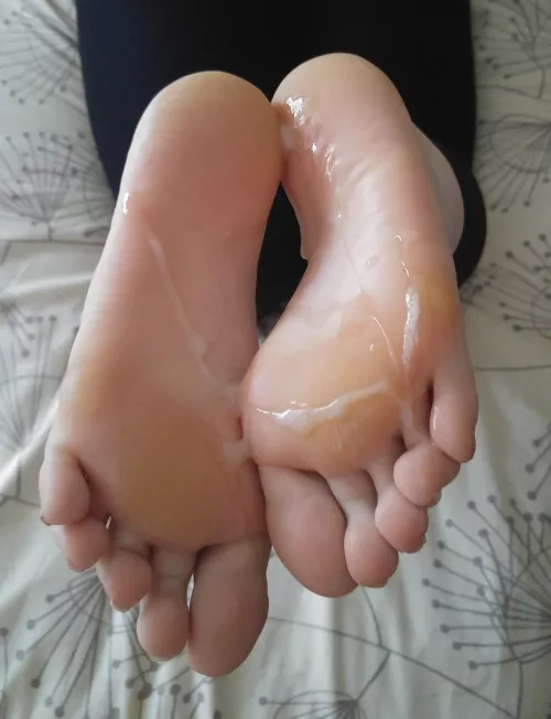 How every footjob with me ends...