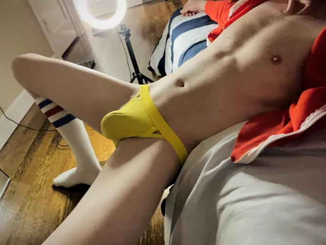 How’s my yellow jock???