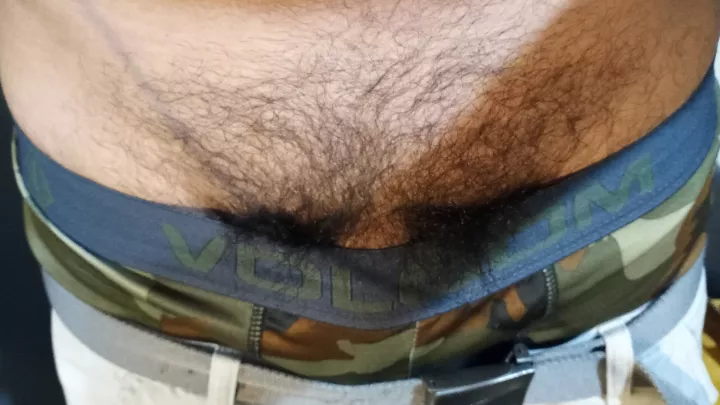 I figured I'd show my bush before I manscape it. Wanna see the shaft?