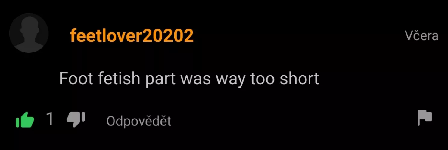 I think he likes feet