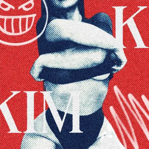 Kim K naughty poster artwork done by me 😈
