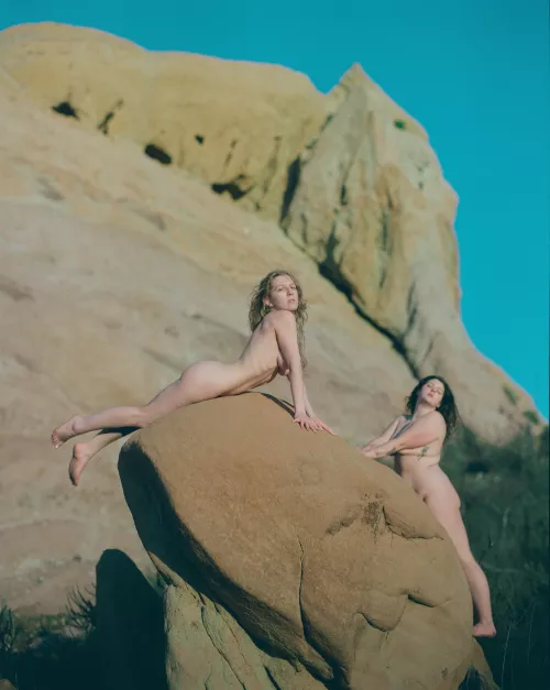 Nude in Malibu with my bestie