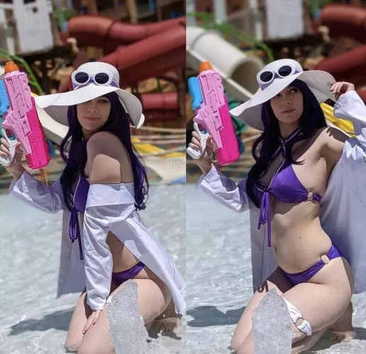 Pool Party Caitlyn by Cllownin