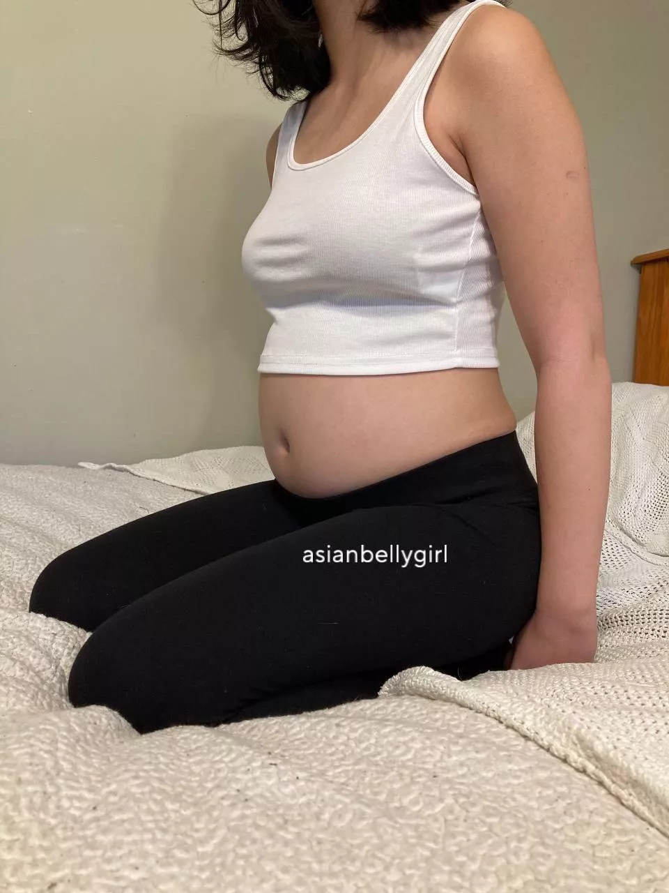 rub, kiss, or lick my bulging and tight belly? 🤰🏻