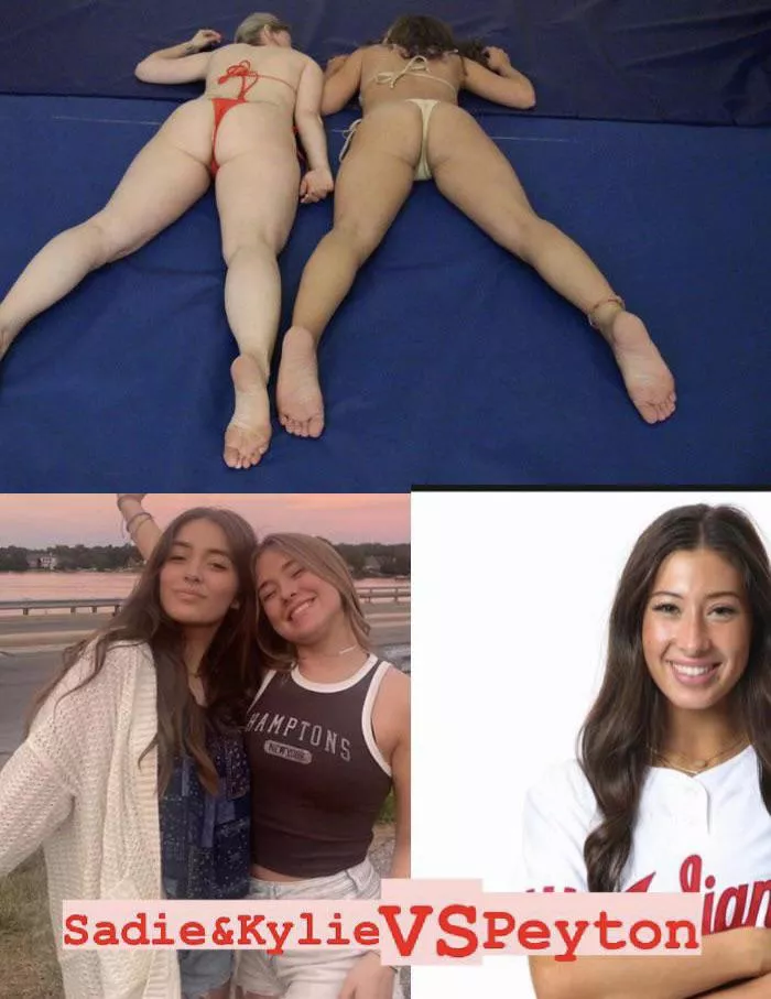 Sadie and Kylie defeated in a 2 vs 1 against Peyton. Peyton has some fun with the duos unconscious bodies