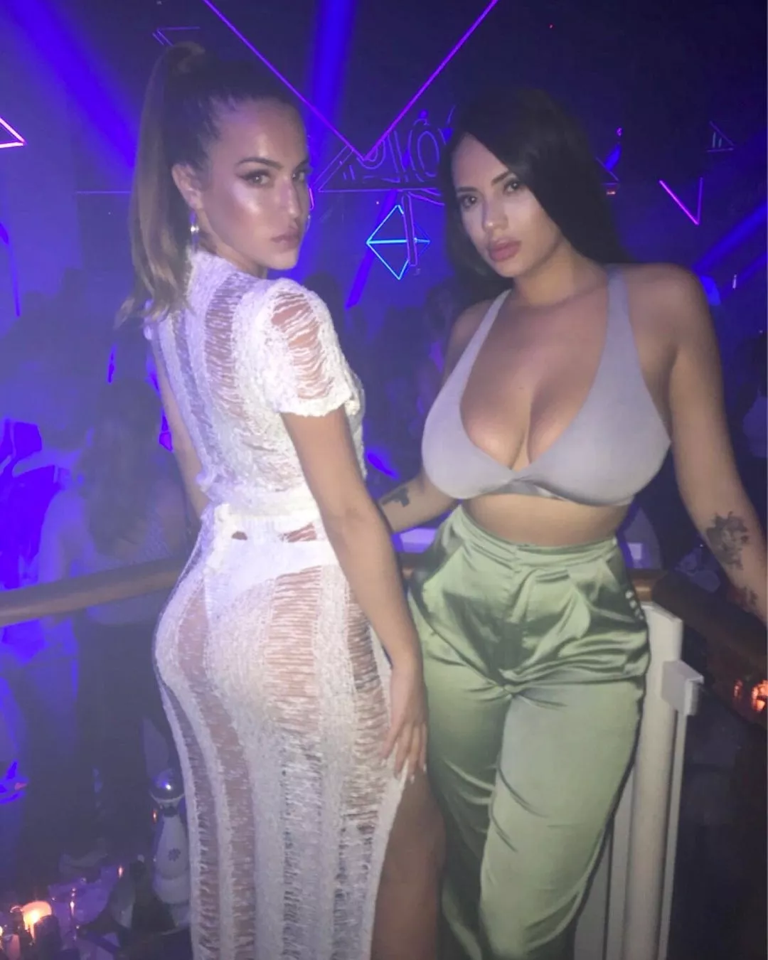 She didnt stand a chance so she turned around