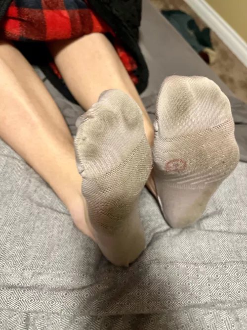 These Lulu ped socks got completely covered😈 let me know if you want to see?💦🔥