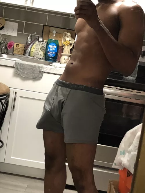 This 9 inch boy almost fell out of my boxers