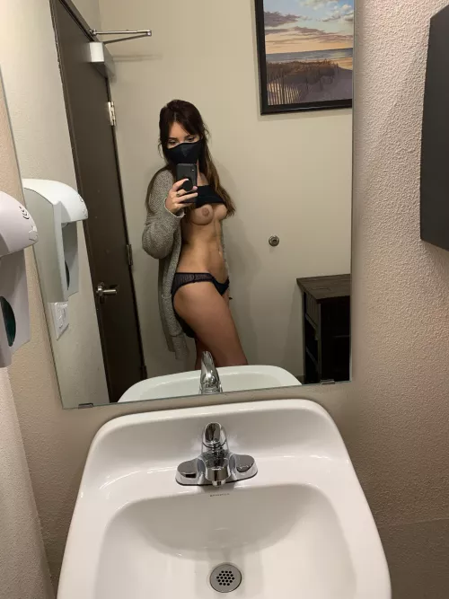 Would u guess I’m hiding this under all my sweaters❔