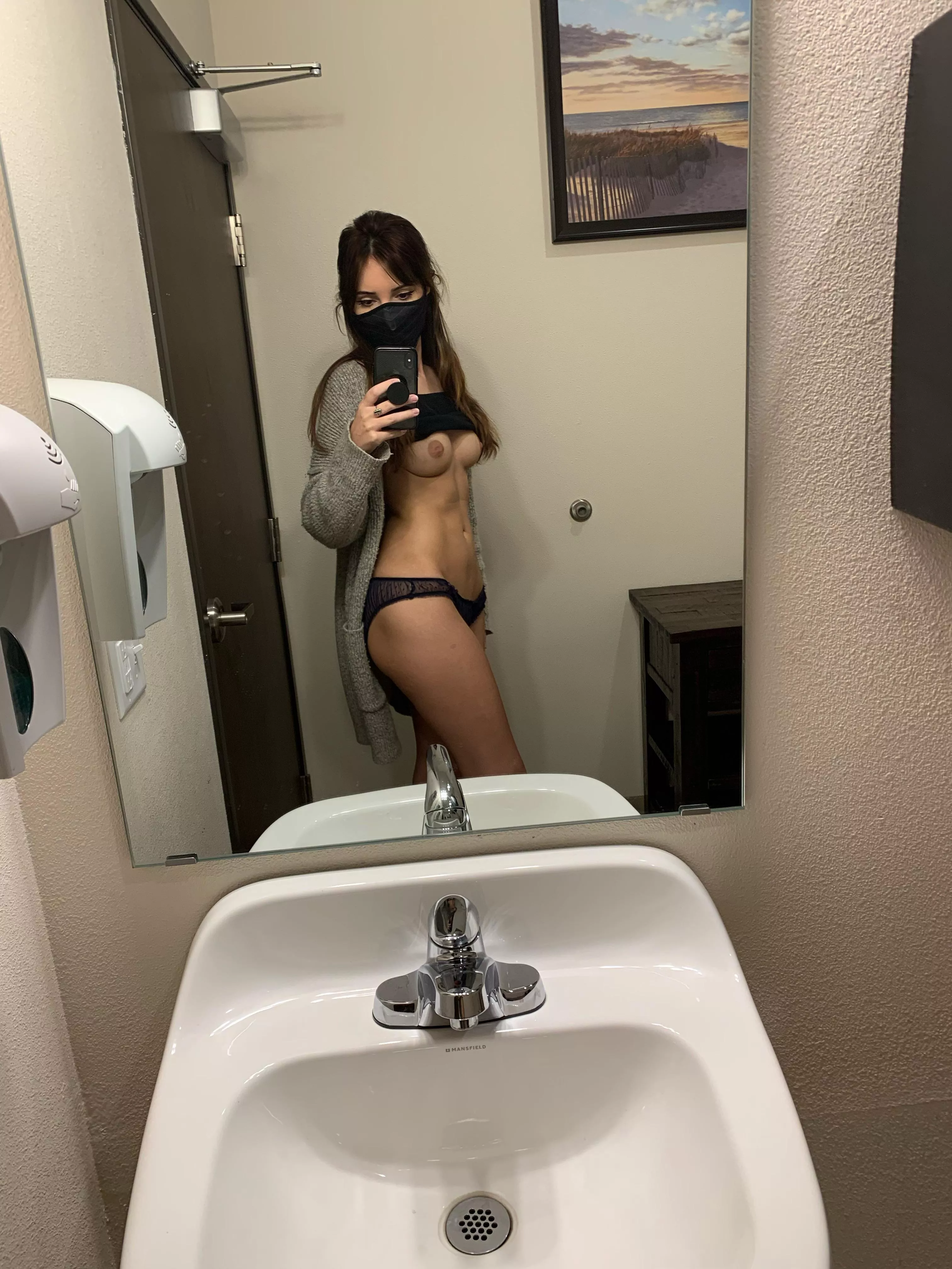 Would u guess I’m hiding this under all my sweaters❔