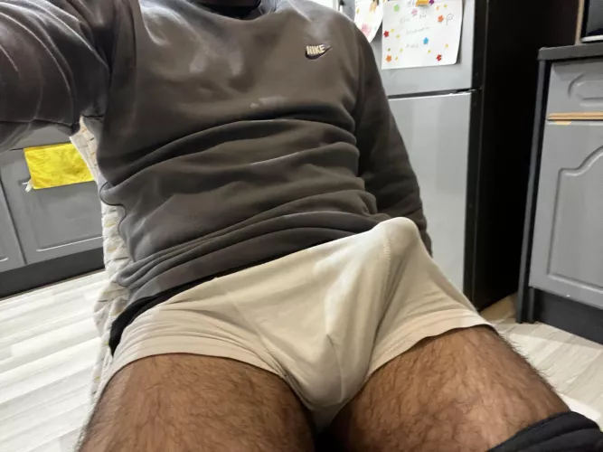 You’ll be able to see it better on your knees