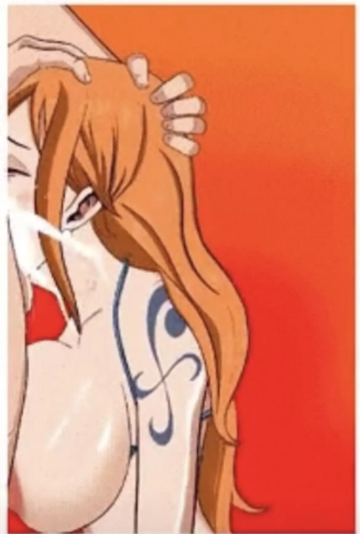 All I got from it but I need this gif. Not the normal one but the better one with the guy cumming, her movements are smoother. Eyes open and close etc