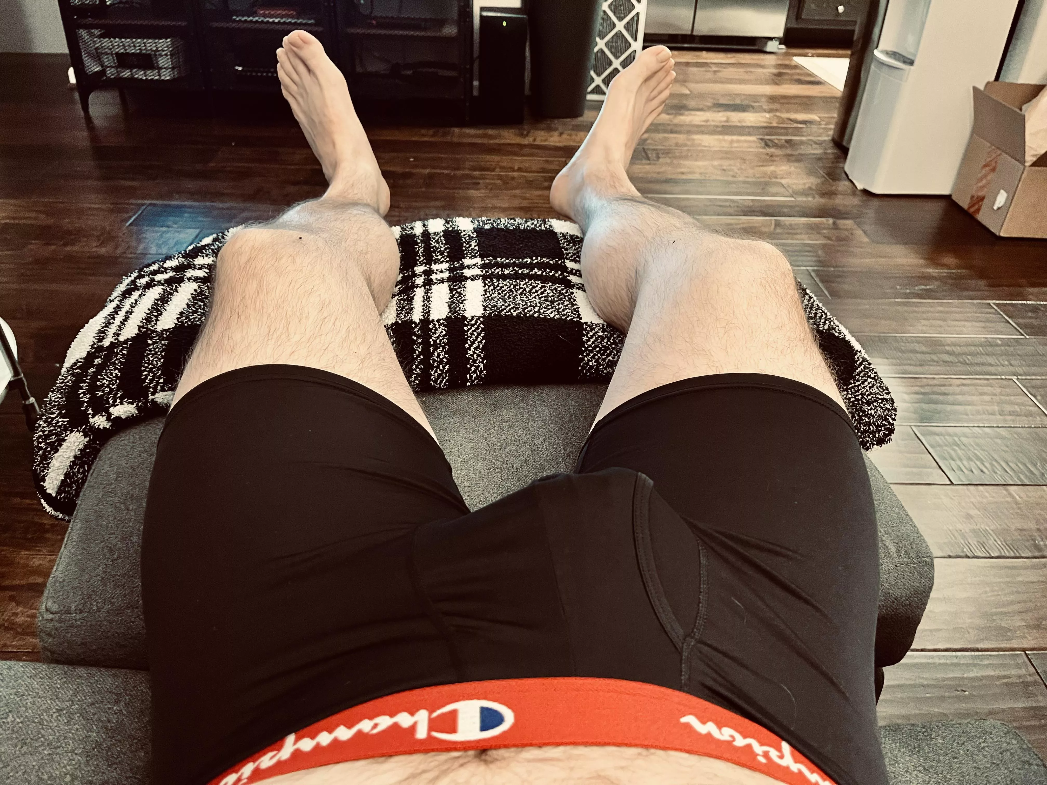 Always no pants around here. Enjoying the view?😏