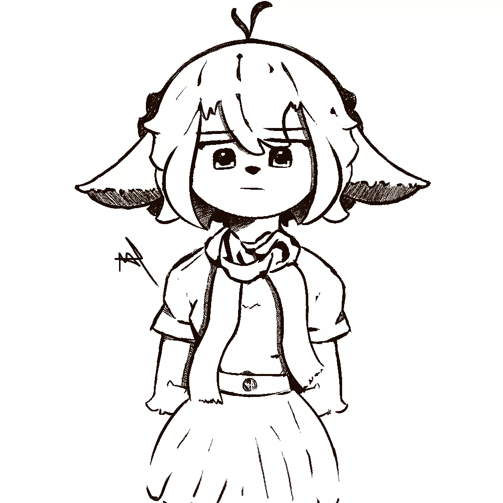 An OC that i've created this morning ^.^ (@null_nt on twitter)