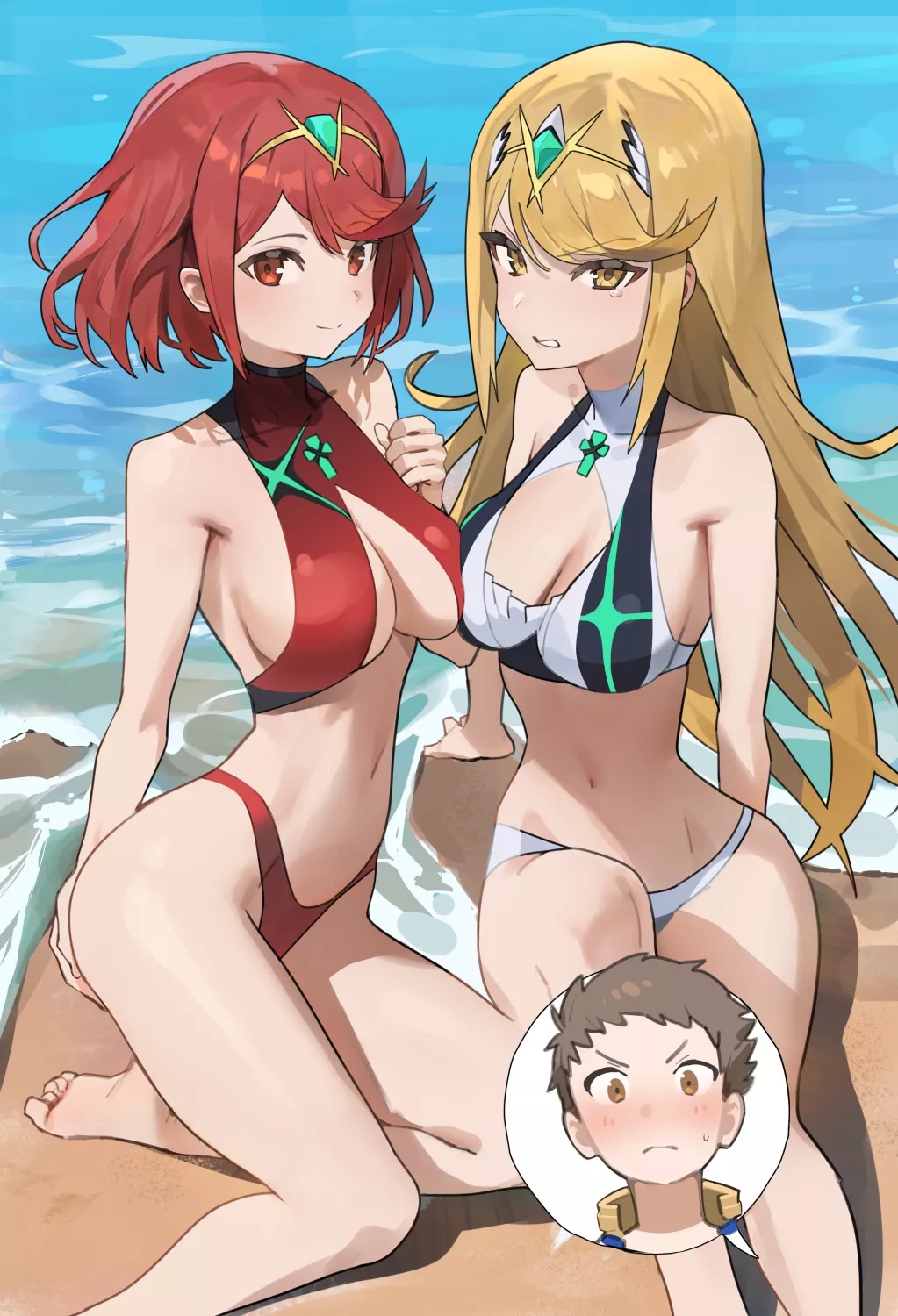 Bikini Pyra and Mythra