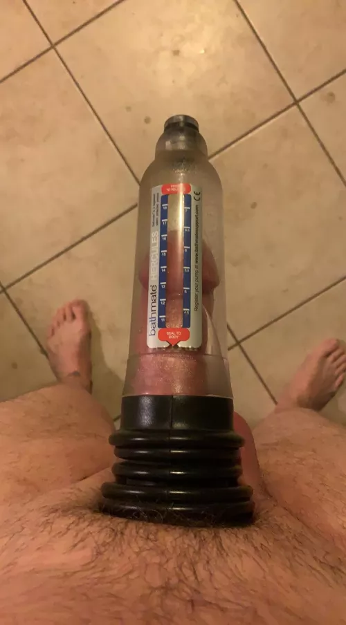 Breaking out the bath mate.