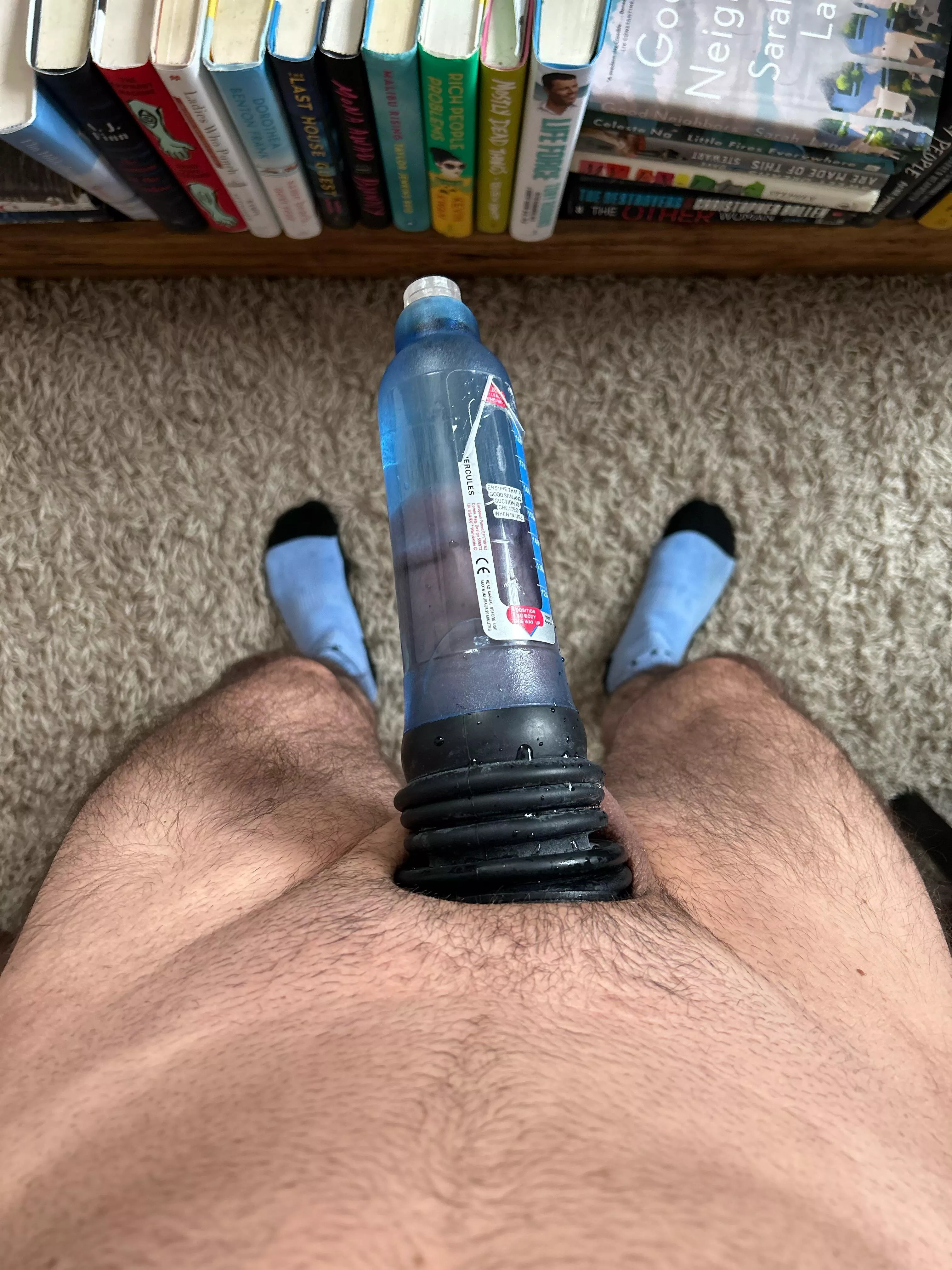 Broke out the bathmate - anyone pumping! Dm me