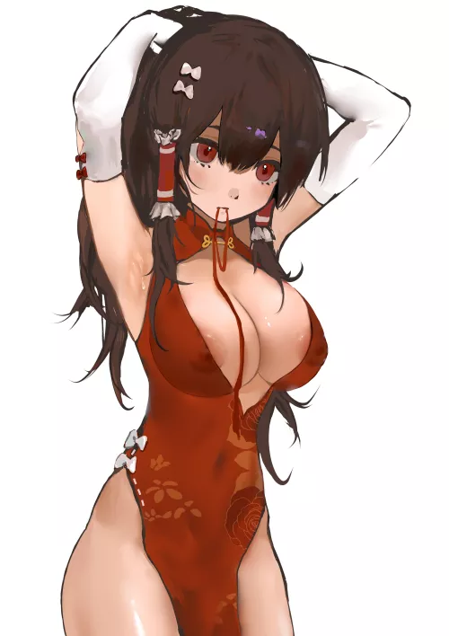 cheongsam reimu (oc)