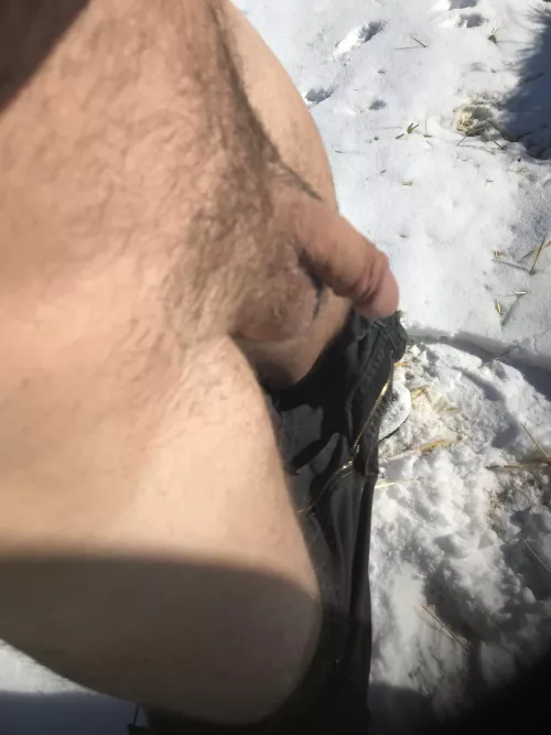 Could use a hand or mouth to get the blood flowing