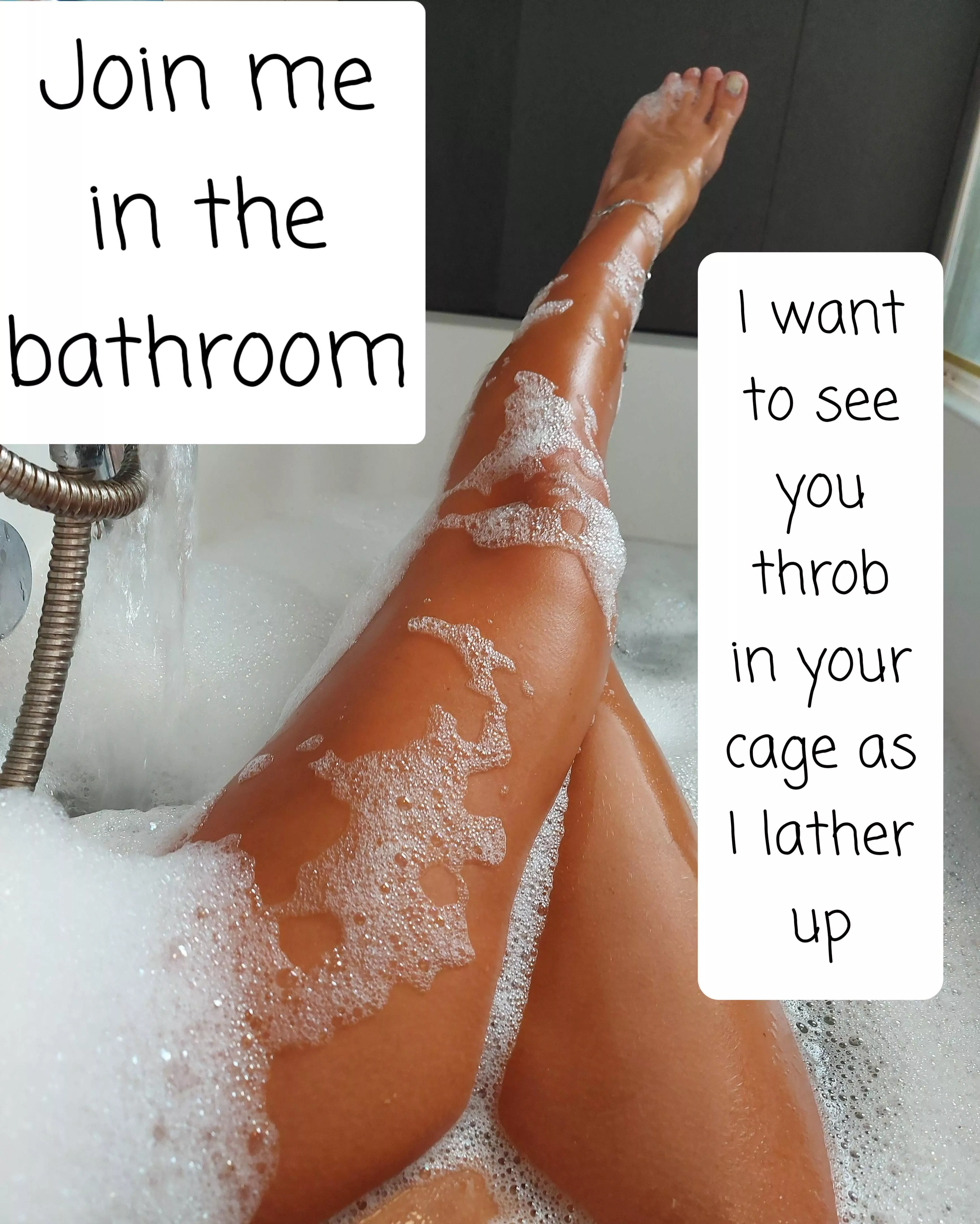 Cucky, join me in the bathroom …