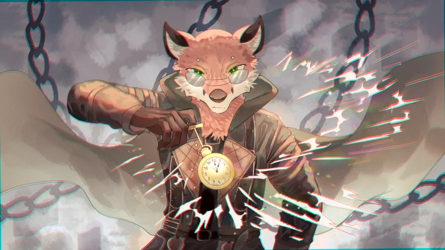 Did some art practicing (art gift for a friend of mine)