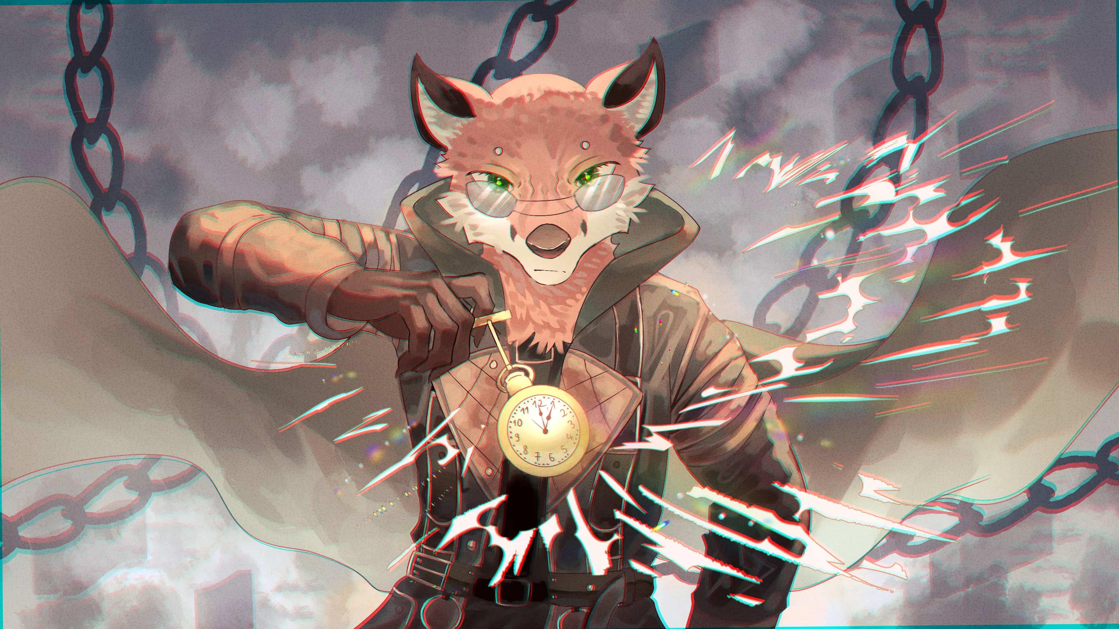 Did some art practicing (art gift for a friend of mine)