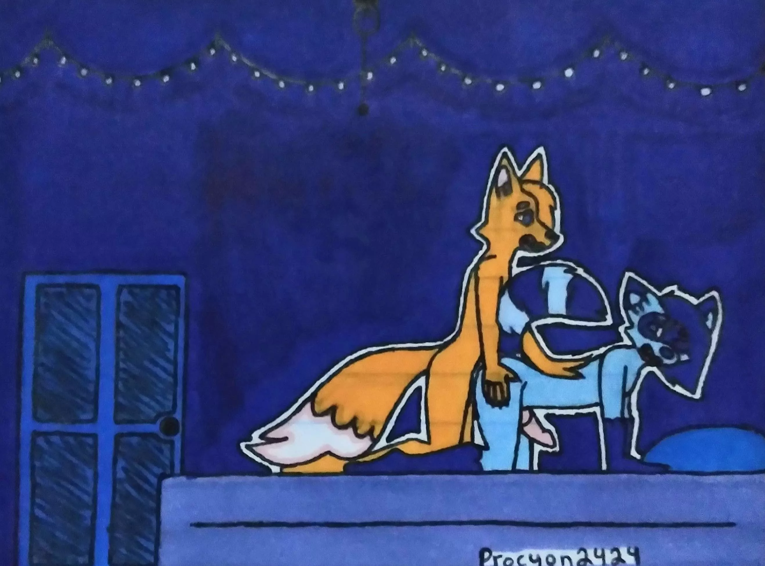 First NSFW pic I've made in awhile :3 [M/M] (Procyon2424)