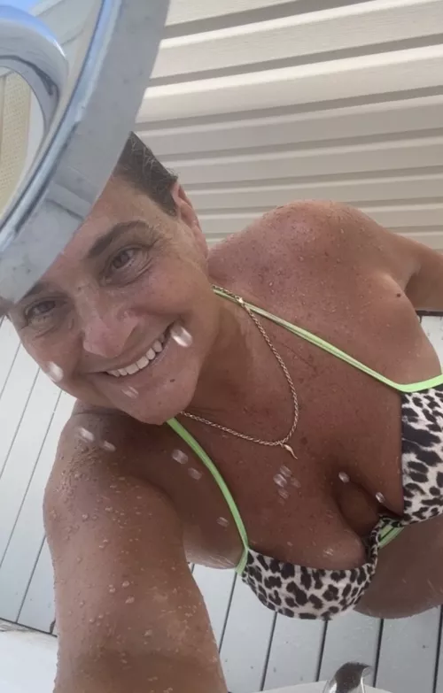 Happy Weekend! Hope you have a wonderful day! I'm 52YO and loving it! Cant wait for summer and my outdoor shower!!