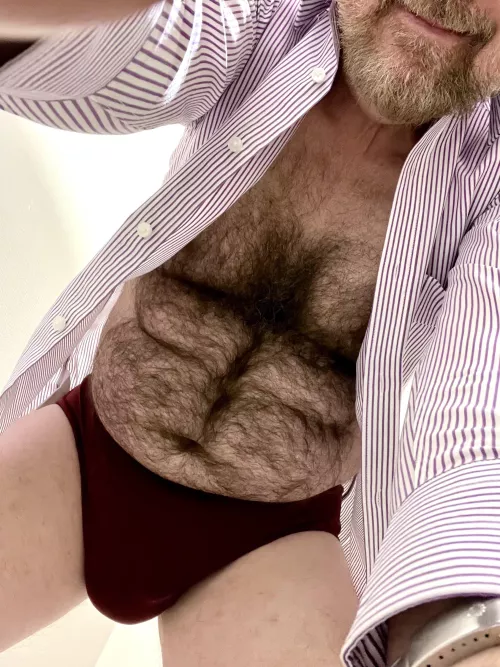 Home from work. Care to run your fingers through it?