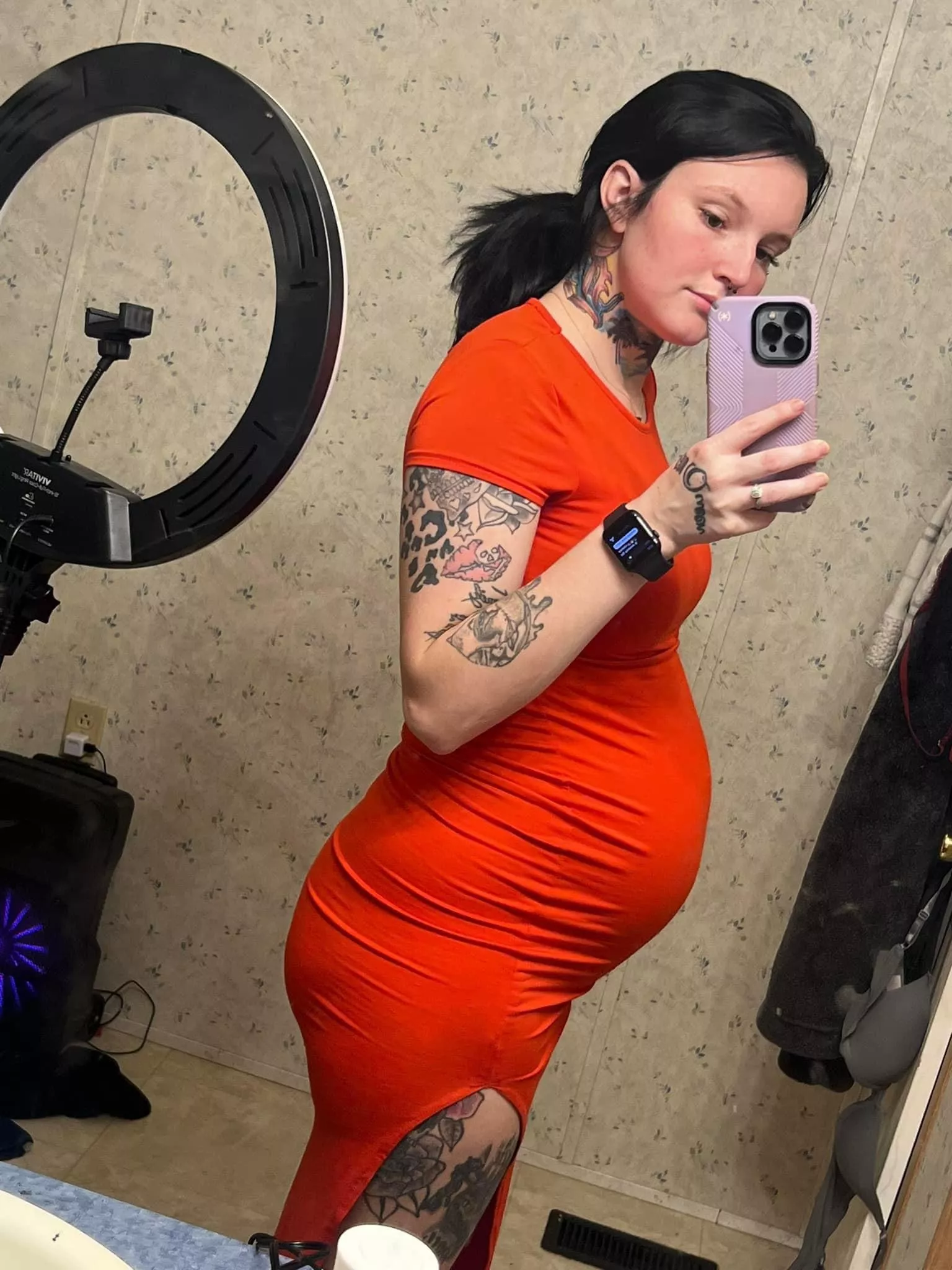 Hopefully me being pregnant isn’t a concern.