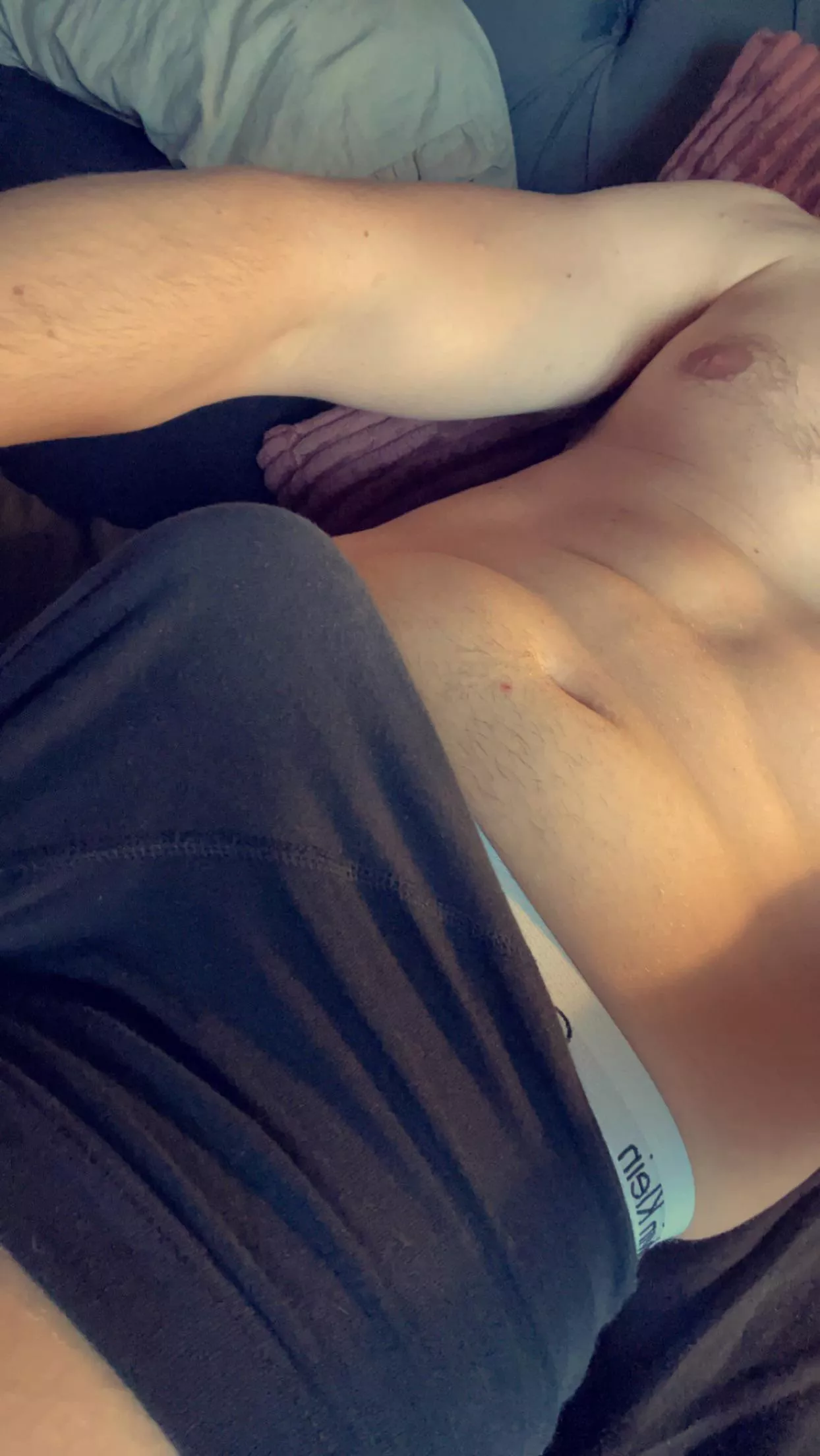 Horny and chillin in bed