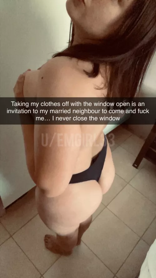 I always beg him to pull my hair and spank my ass until I’m screaming his name