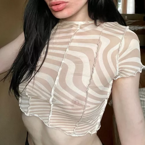 Is this shirt too see-through?🥰