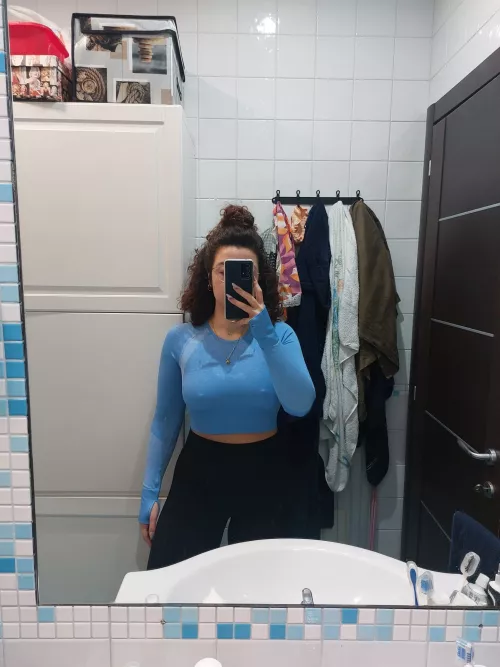 It took me a while too long, I got distracted by my own boobs