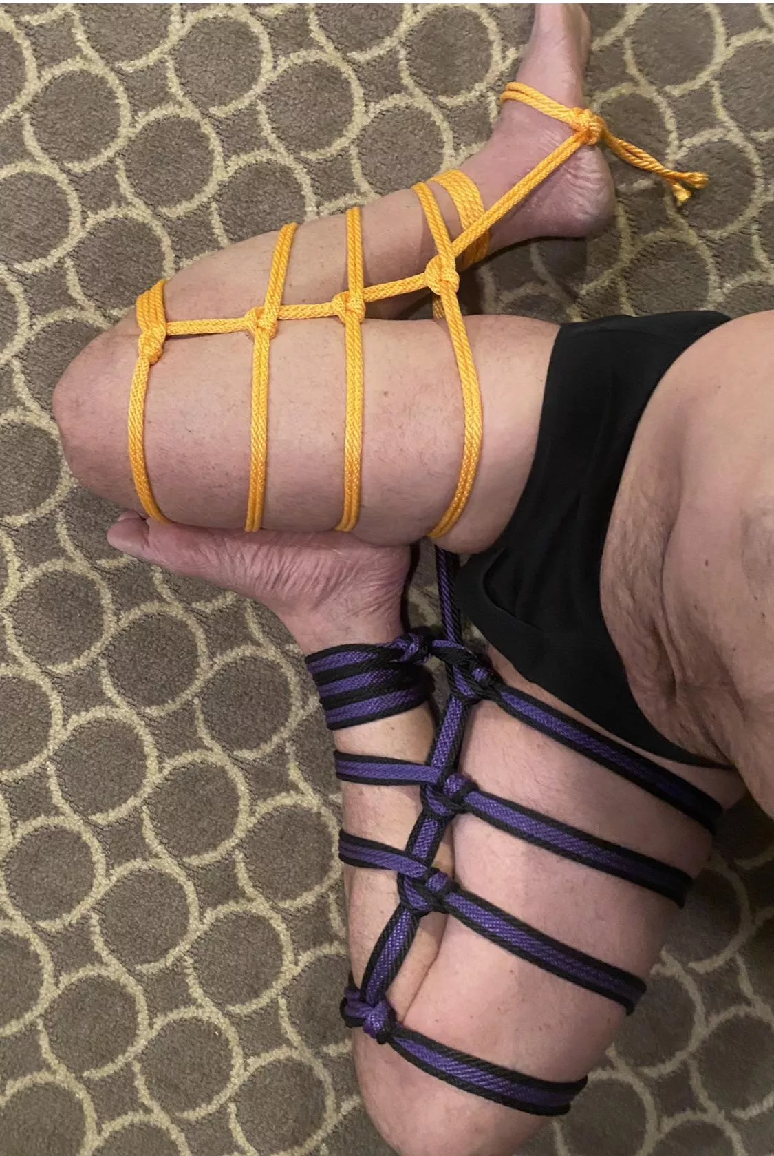 Just learning Shibari can only self tie at the moment.