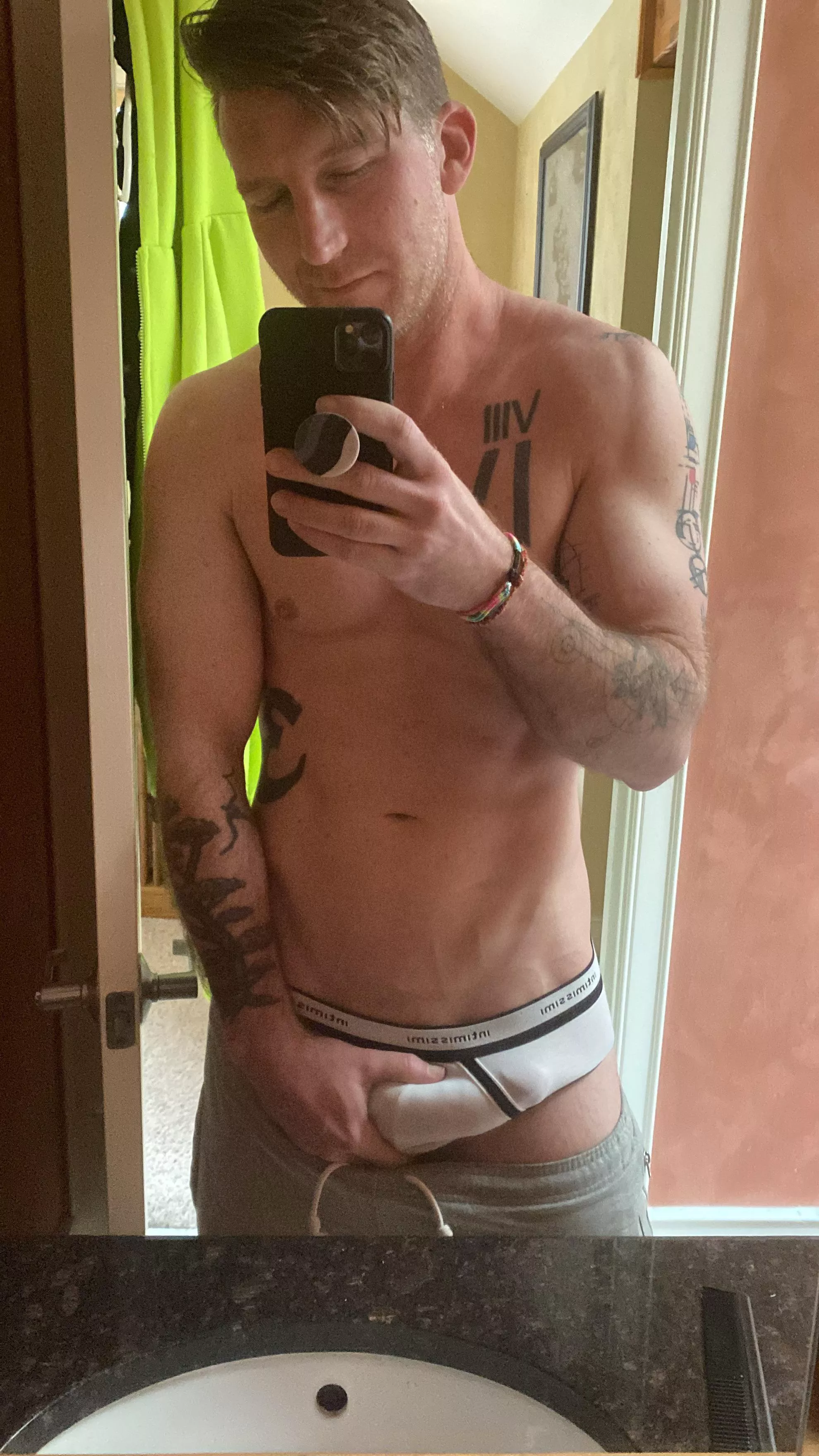 Morning wood just wouldn’t go down today.