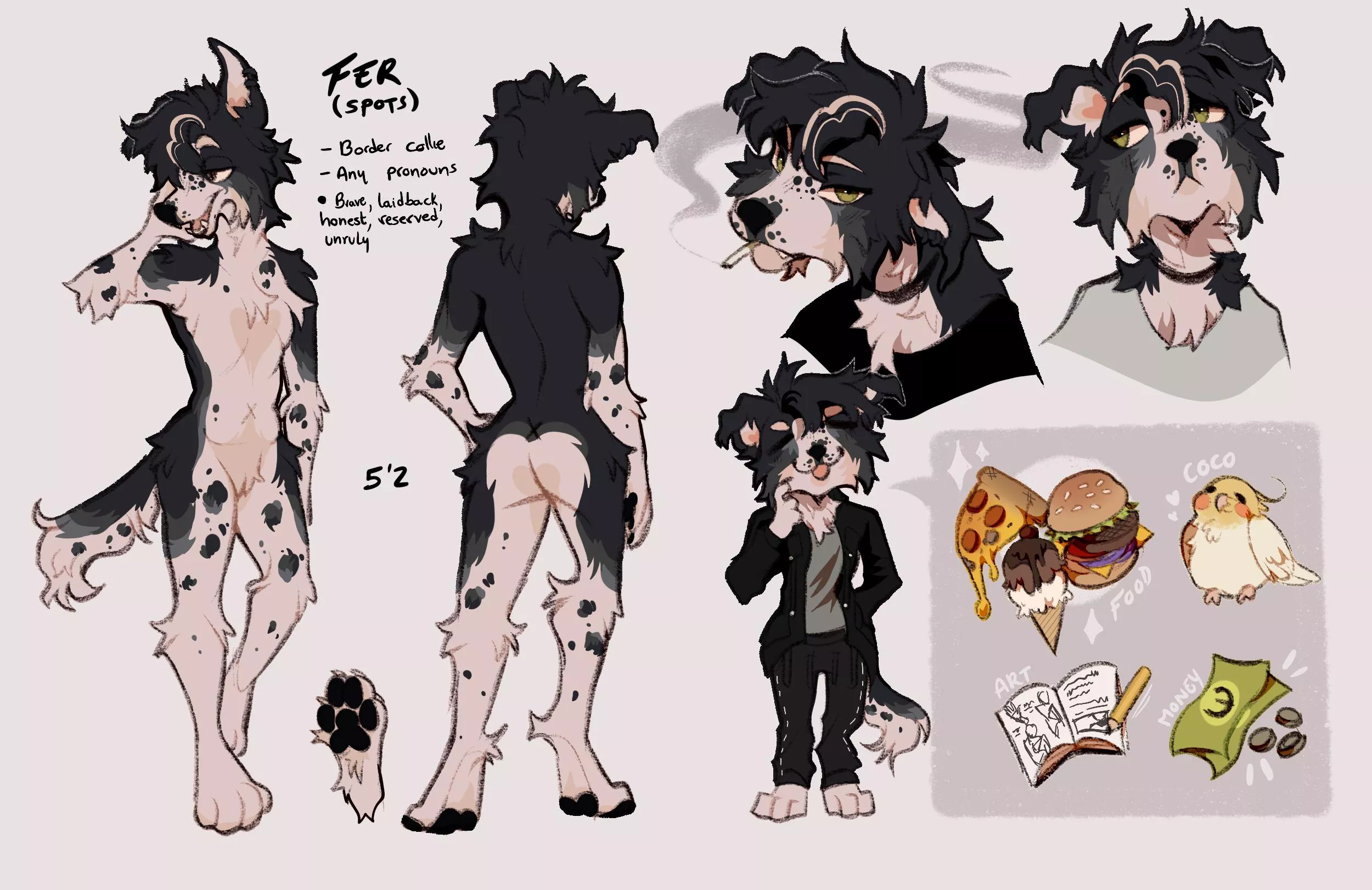 My sona's ref! (art by me)