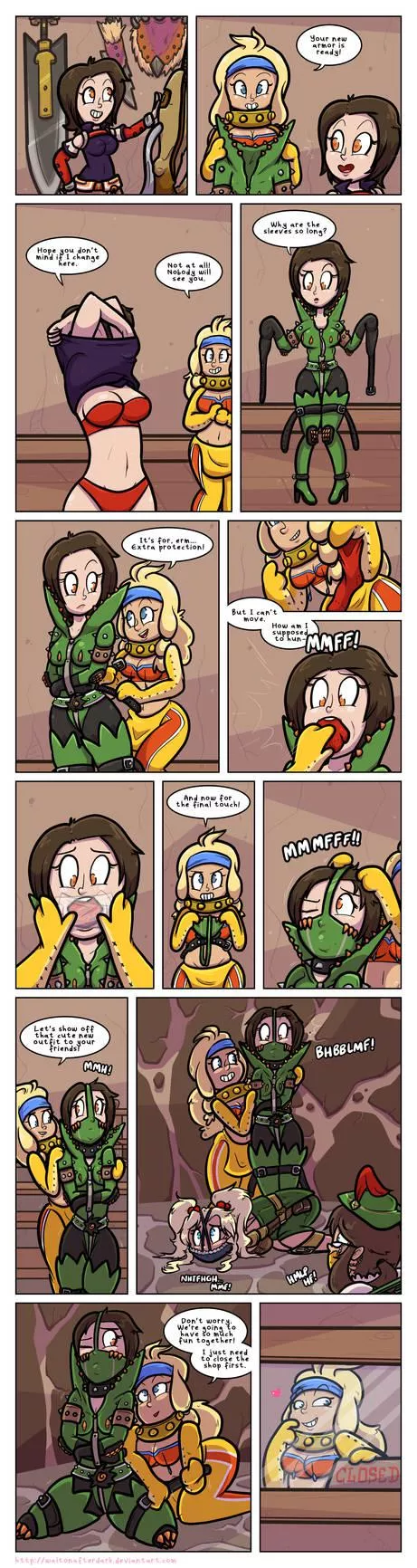 Not the fashion show she had in mind..