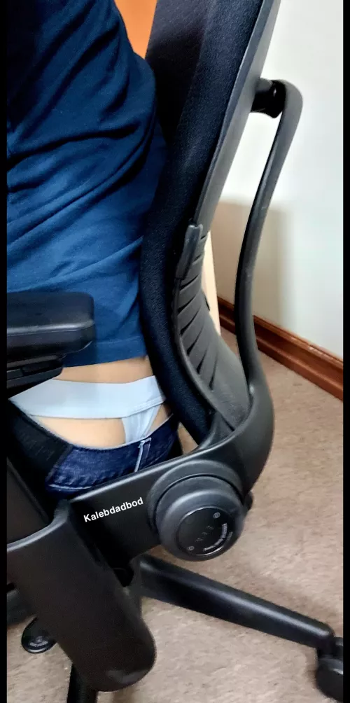 Showing off my maletail at work. I'm hoping someone saw