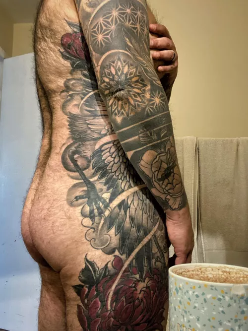 Tattoos and coffee! Happy Saturday