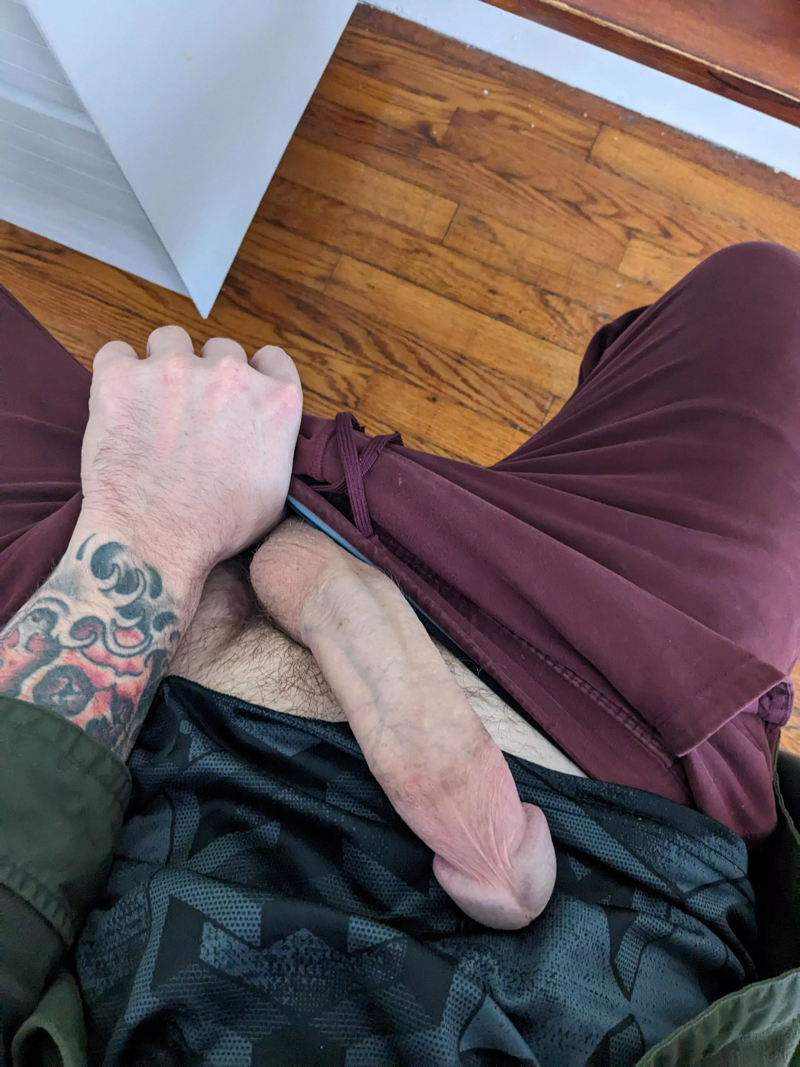 There's something under the desk for you