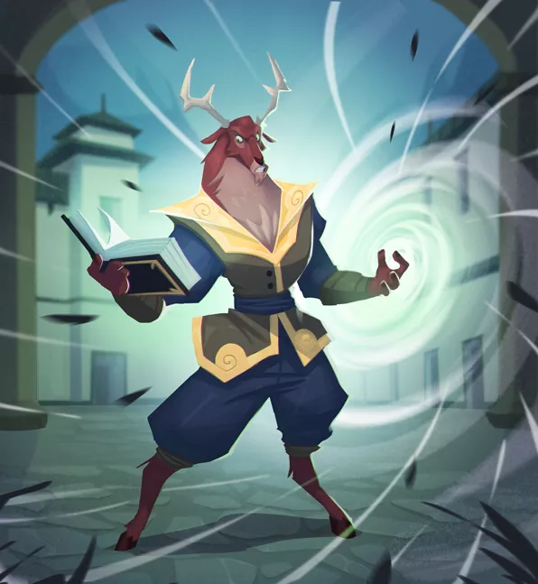 This deer is an artwork from our upcoming animal fantasy game!