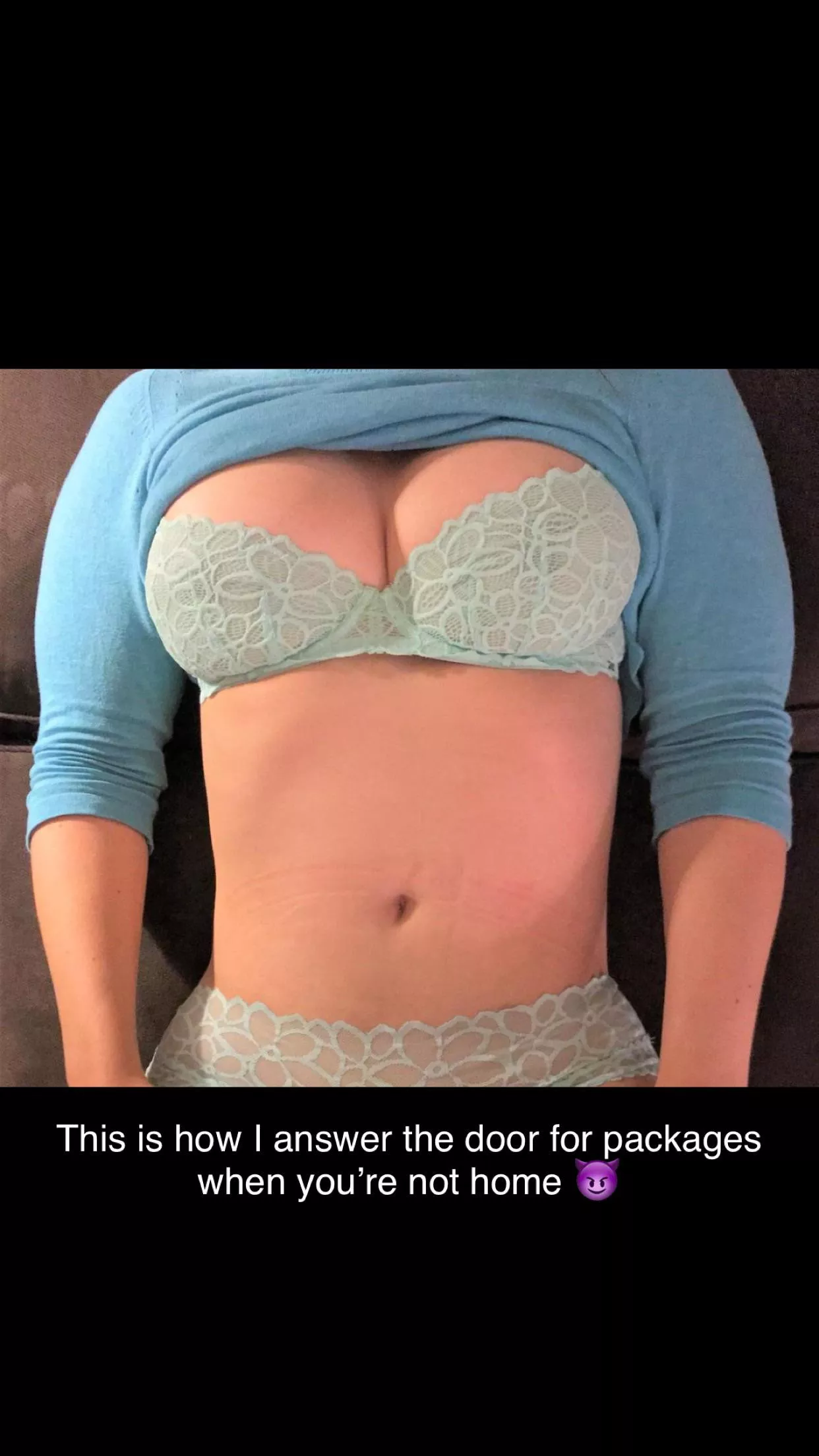 This is how I answer the door...