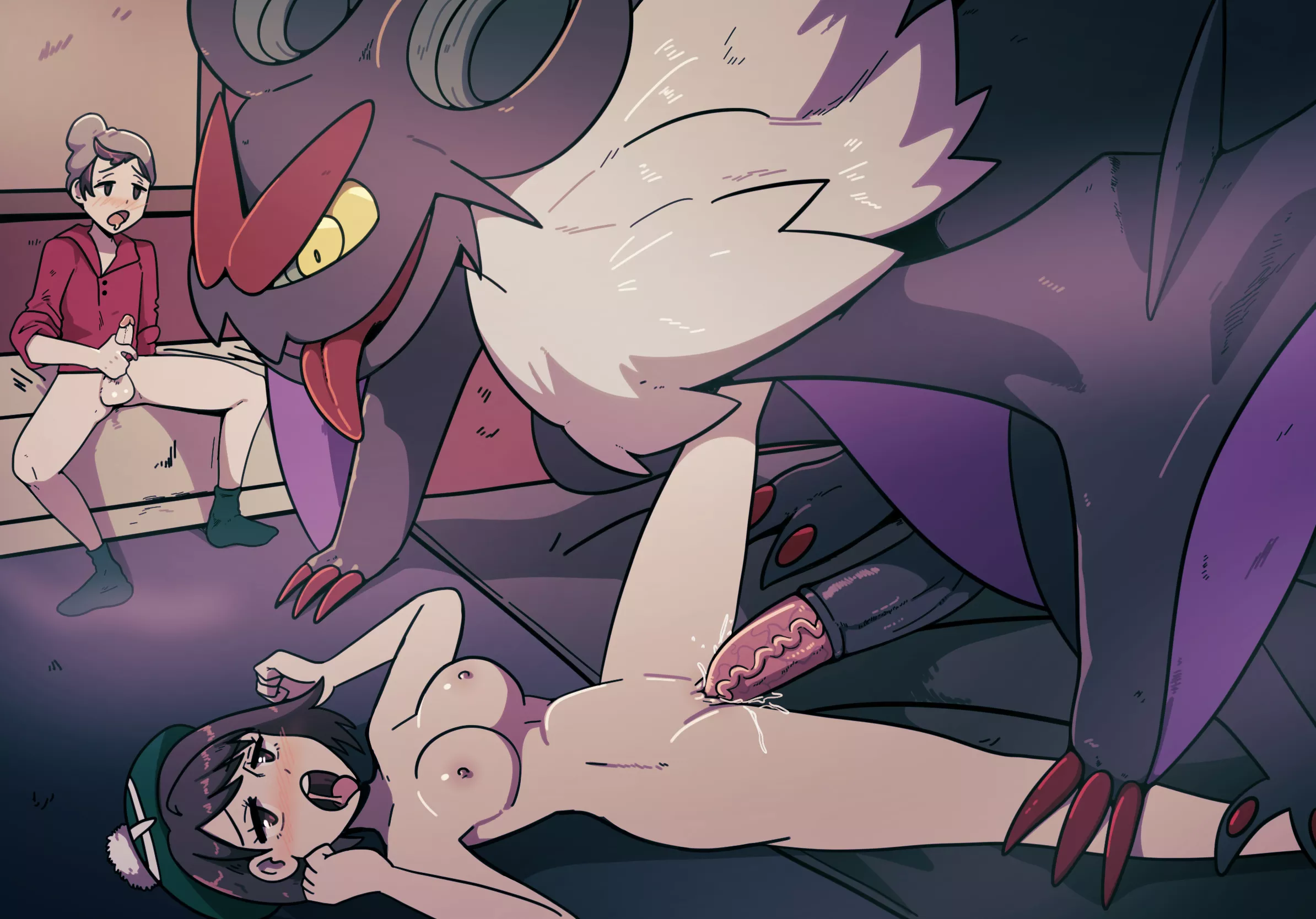 training more dragon type pokemon (wolfgang bang)