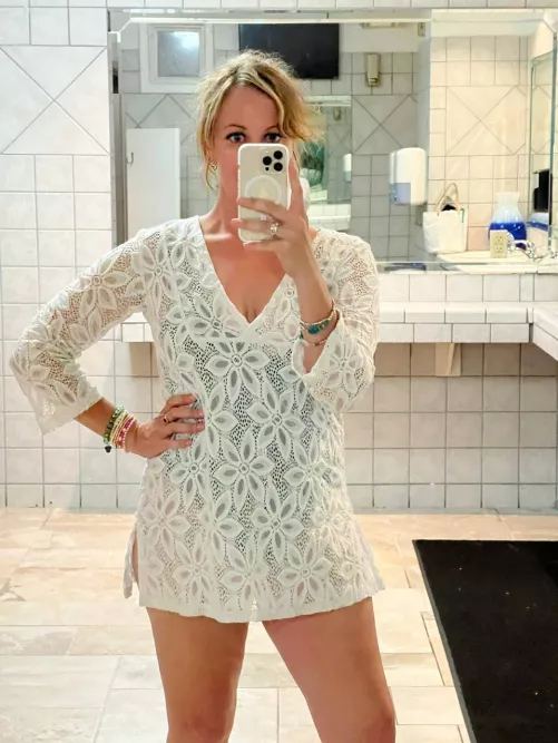 Wearing white but can't wait to get dirty