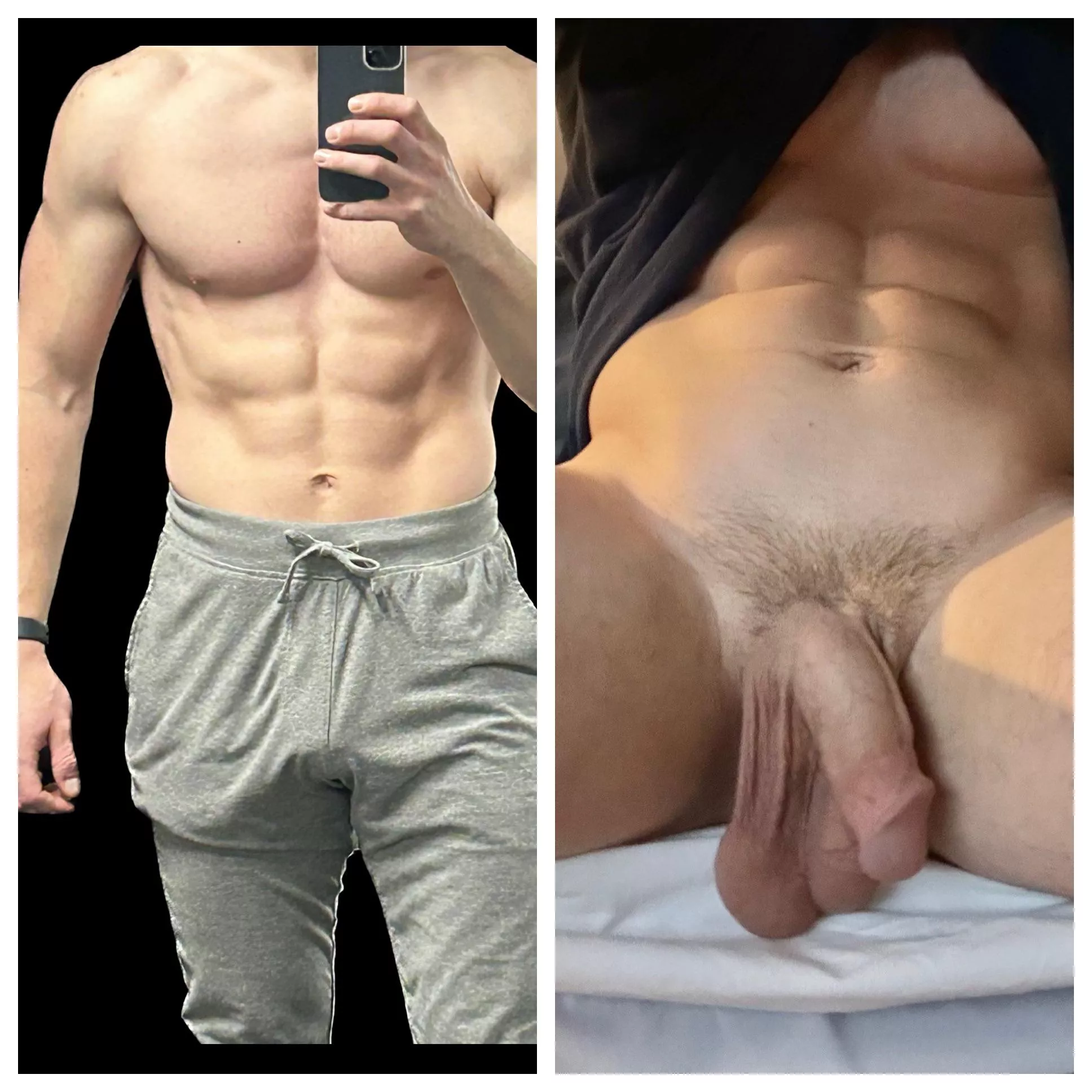 What’s hiding under my gym trousers 👀