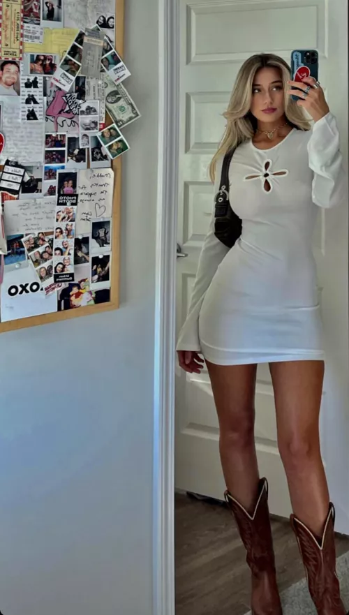 White dress