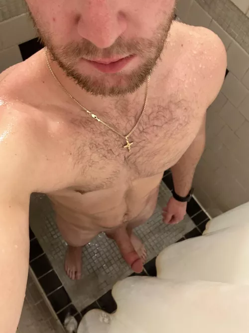 Would you meet [m]e in the shower after our workout?