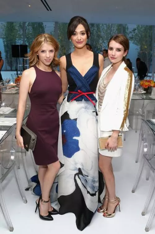 Anna Kendrick, Emmy Rossum and Emma Roberts